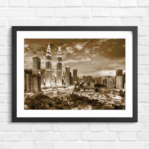 Petronas towers sunset - petronas,