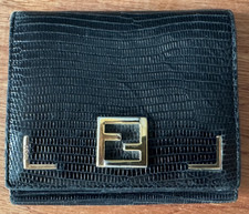Fendi Lizard Embossed Calfskin