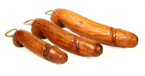 Carved wooden penis cock - penis,