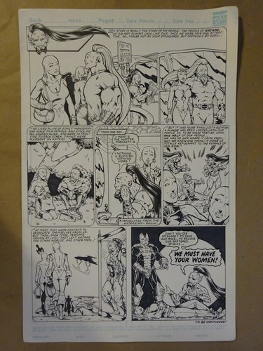 James mcquade original comic - original,