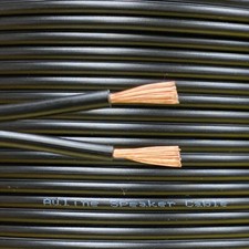 Black auline speaker cable - black,