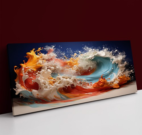 Abstract vibrant colour splash - vibrant,