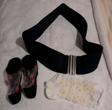 Vintage Look Belt And X2pairs Of Socks, Never Used Or Worn, Rockabilly, Retro