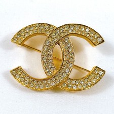 CHANEL COCO CC Logo Brooch