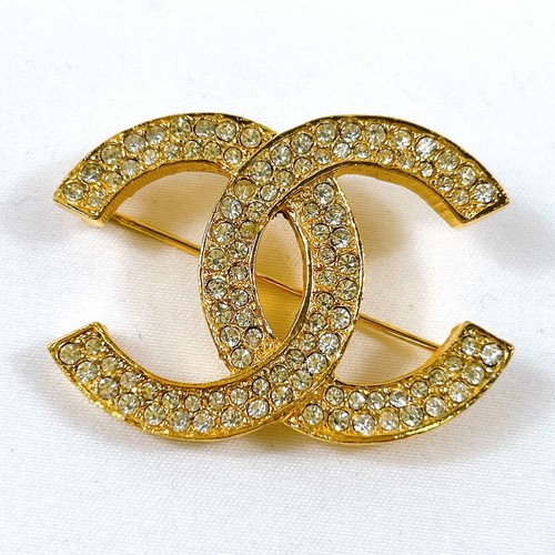 Chanel coco logo brooch - coco, cc