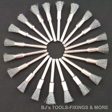 20 STEEL WIRE 5MM BRUSHES FOR