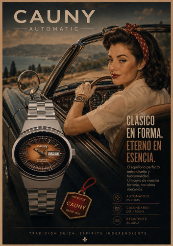 Vintage watch cauny - watch,