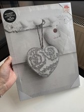 Glitter Heart Wall Canvas