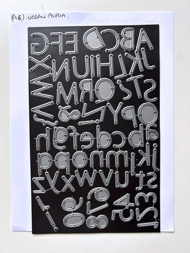 Memory box urban alphabet - urban,