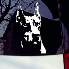 Doberman Vinyl Die Cut Decal