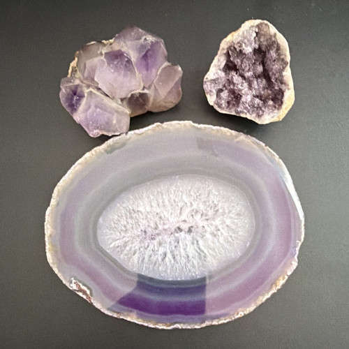 Natural unpolished amethyst - natural,