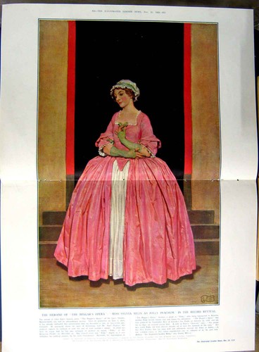 Antique old print - 1922, sylvia
