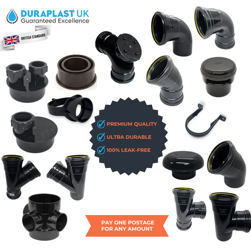 110mm push fit pipe fittings - 110mm,