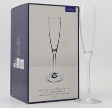 VILLEROY & BOCH Four Piece Crystal Glass Maxima Champagne Glass Set Brand New