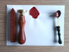 ROSE FLOWERS WAX STAMP SEAL