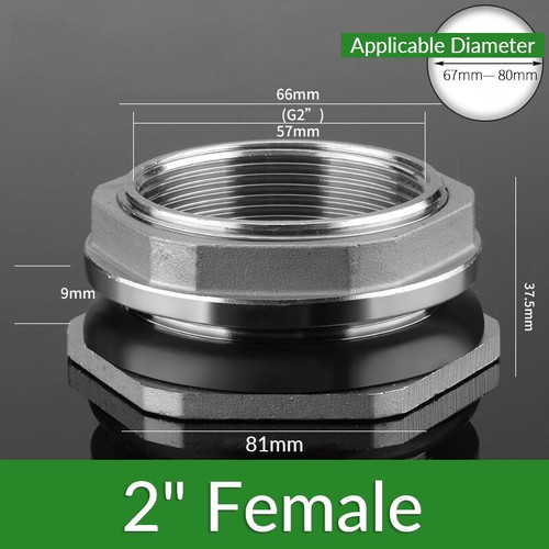 Tank bulkhead fitting - tank,