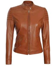 Women cafe racer - cafe, tan