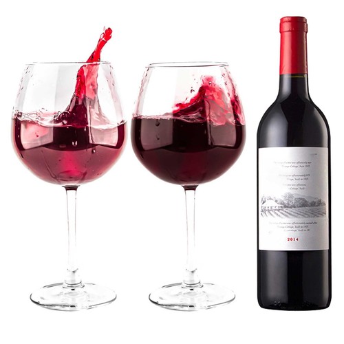 Big wine glasses oversized - oversized, set