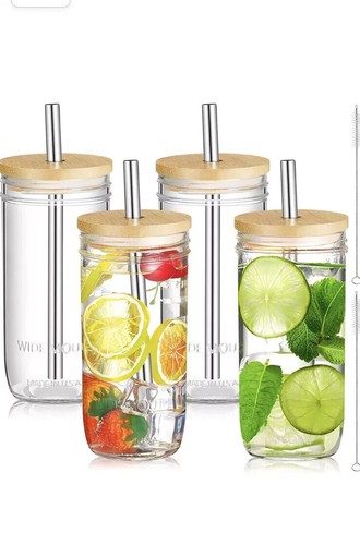 24oz reusable boba cup - boba,