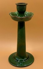 Antique C.H.Brannam Barum Pottery Large Candlestick for Liberty & Co