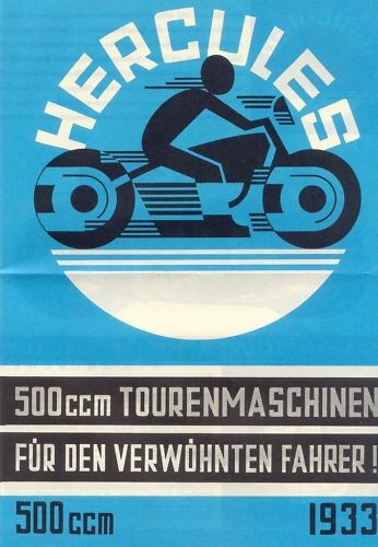 Hercules brochure 1933 500 - hercules, ccm