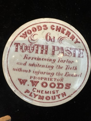 Antique ceramic lid for woods - ceramic,