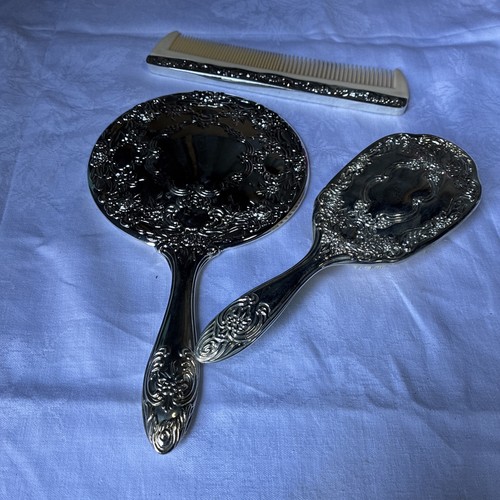 Vintage ornate silver plated - silver,