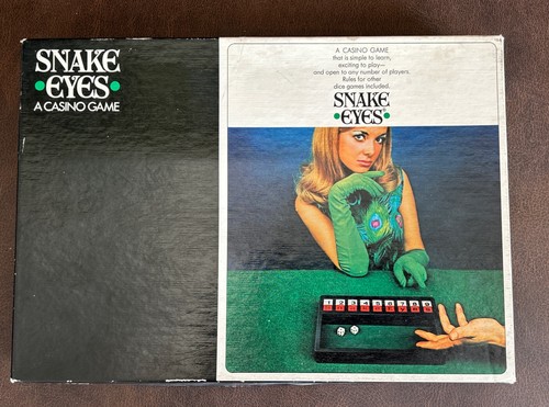Vintage 1969 snake eyes casino - vintage,