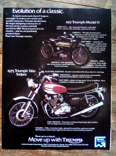 1975 triumph trident - triumph,
