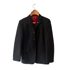 Lovely Euro-Star Black Riding Jacket, Size 14/16