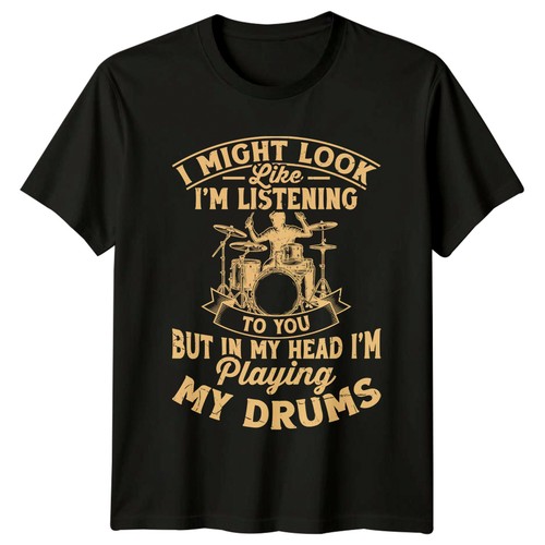 Funny drummer shirt my - t-shirt,