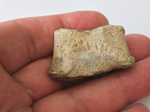 Roman lead sword chape - sword,
