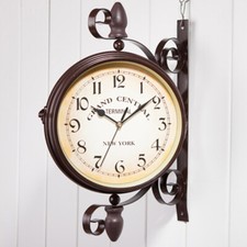 Garden Wall Station Clock