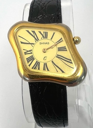 Shivas crash watch gold tone