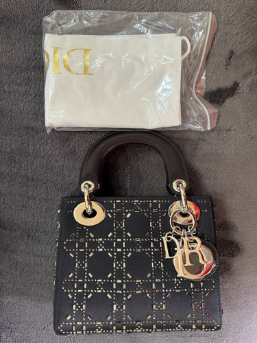 Dior mini lady - lady, black