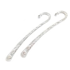 Metal Alloy Bookmark Silver