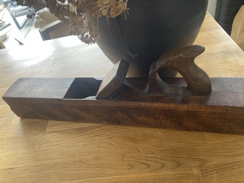 Antique wooden plane - plane, 22x3x3