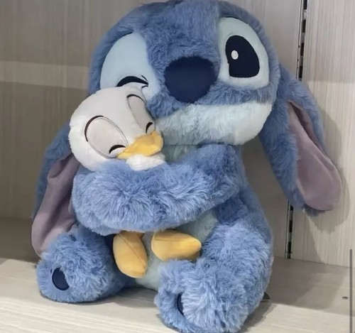 Stitch hugging duck plush soft - hugging,