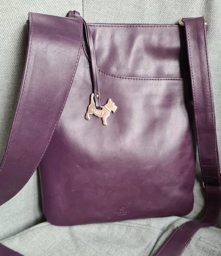 Radley purple pebbled leather - purple,