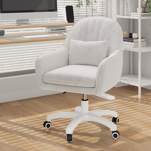 Velvet swivel office chair - velvet,