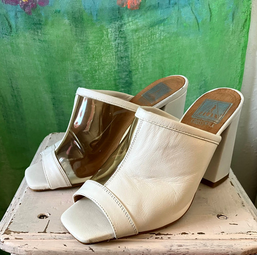 Crosswalk white leather - leather, &