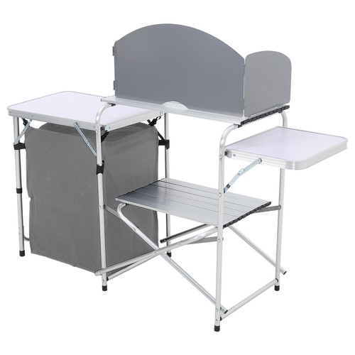Aluminum portable kitchen - aluminum,
