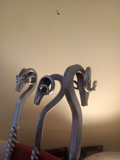 rams head fire poker ,,fine Art. Objet D'Art. 