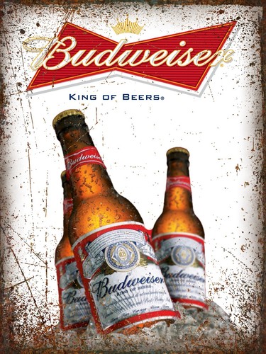 Budweiser beer vintage metal - budweiser,