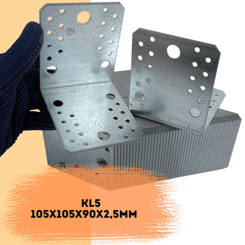Galvanised angle brackets - brackets,
