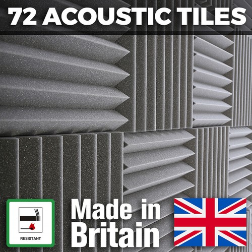 Grey thick acoustic foam - x,