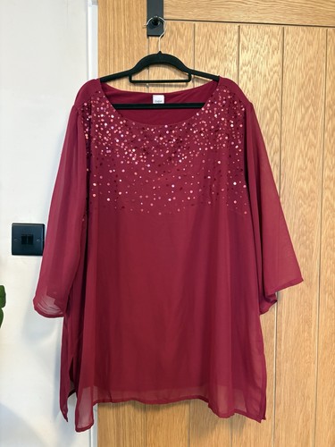 Cotton traders sequin blouse - cotton,