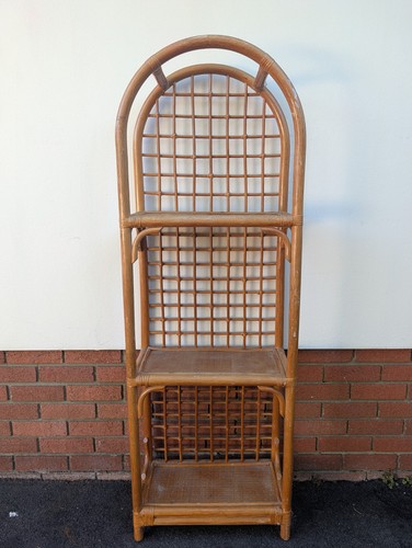 Vintage bamboo rattan - -,