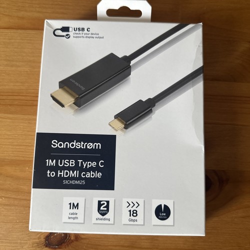 Sandstrøm usb type - type-c, hdmi