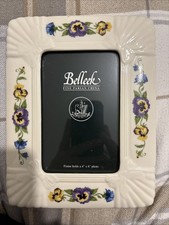 Belleek Fine Parian China Picture Frame Millennium 2000